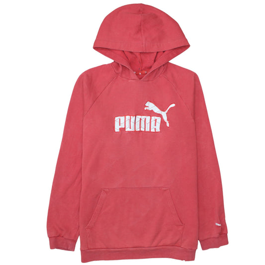 Puma Women’s Pink Pullover Hoodie Sweatshirt Size 14 UK Cotton Blend