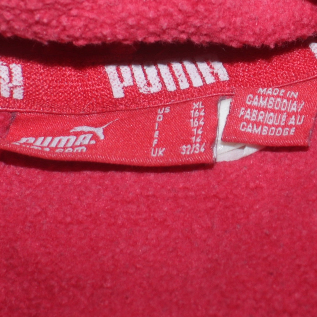 Puma Women’s Pink Pullover Hoodie Sweatshirt Size 14 UK Cotton Blend