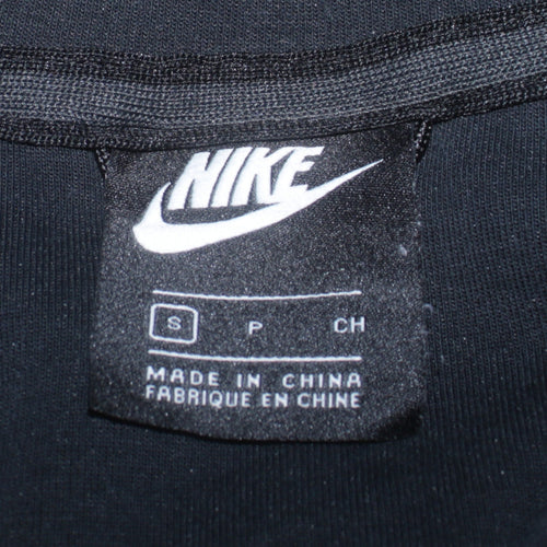 Nike Men's Black Full Zip Hoodie Size S Regular Fit Fleece Sweatshirt