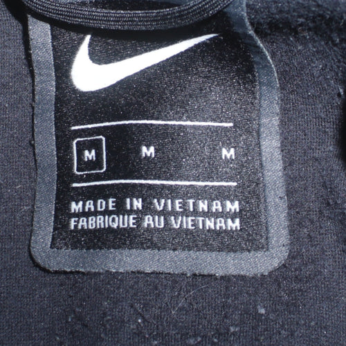 Nike Men's Black Full Zip Hoodie M Viscose Blend Casual Sportswear