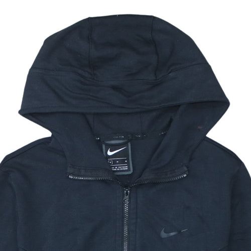 Nike Men's Black Full Zip Hoodie M Viscose Blend Casual Sportswear