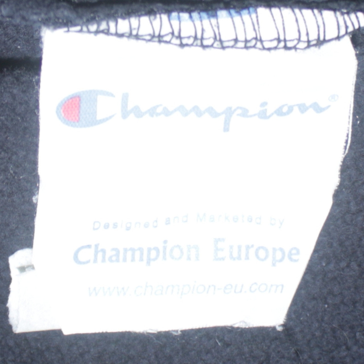 Champion Women's Black Full Zip Hoodie L Cotton Classic Fit