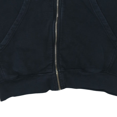 Champion Women's Black Full Zip Hoodie L Cotton Classic Fit