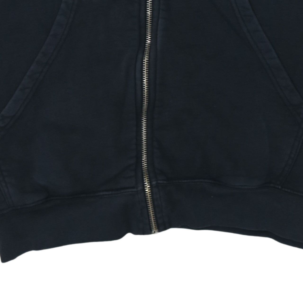 Champion Women's Black Full Zip Hoodie L Cotton Classic Fit