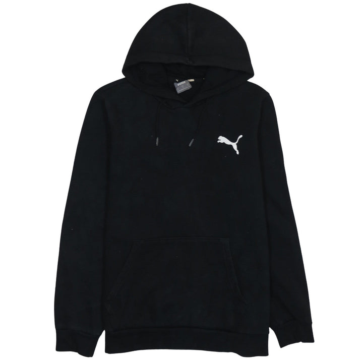 Puma Men's Black Pullover Hoodie Medium Fleece Sweatshirt