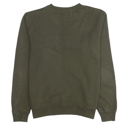 Tommy Hilfiger Men's Green Embroidered Logo Sweatshirt Size M