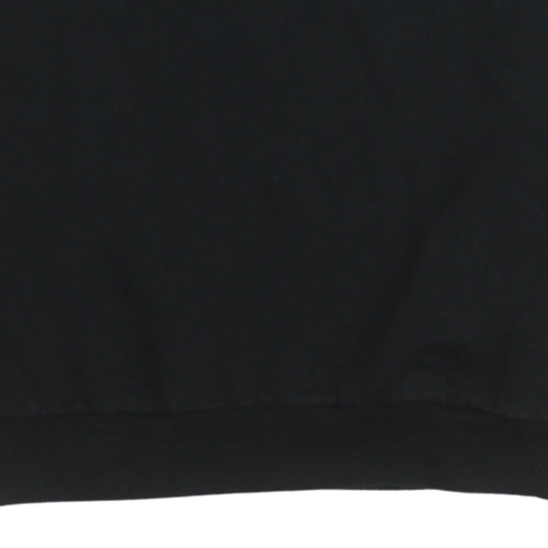 Puma Men's Black Crew Neck Sweatshirt Size M Regular Fit