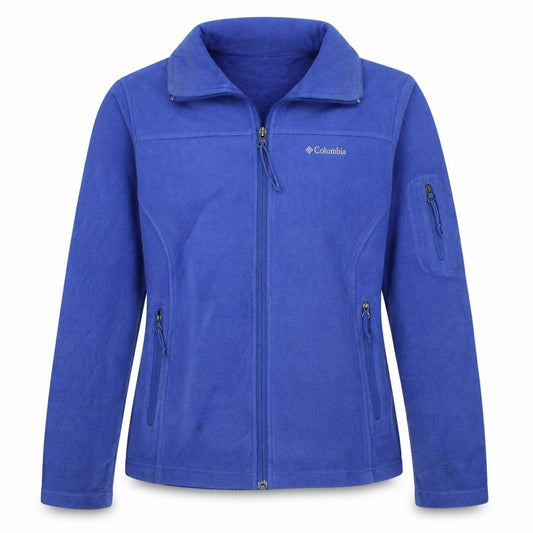 Columbia Women's Blue XS Fleece Full Zip Outdoor Active Jacket