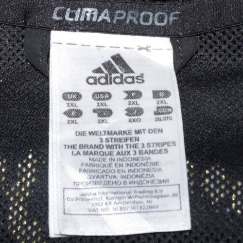 Adidas Men’s Black 2XL Windbreaker Jacket IAAF Berlin 2009 Sportswear