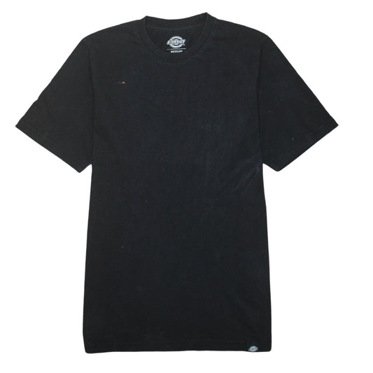 Dickies Men's Black Cotton Crew Neck Short Sleeve T-Shirt Medium
