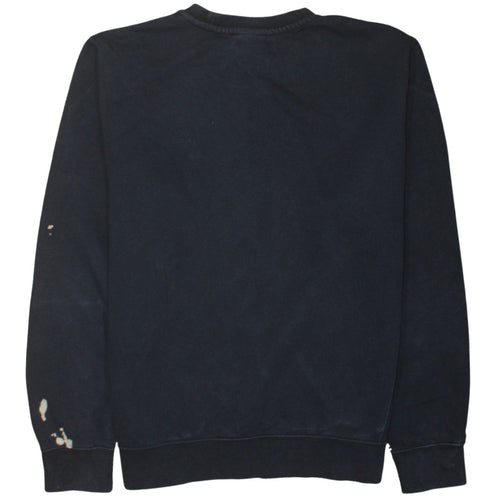 Nike Men's Black Crew Neck Cotton Sweatshirt Size S