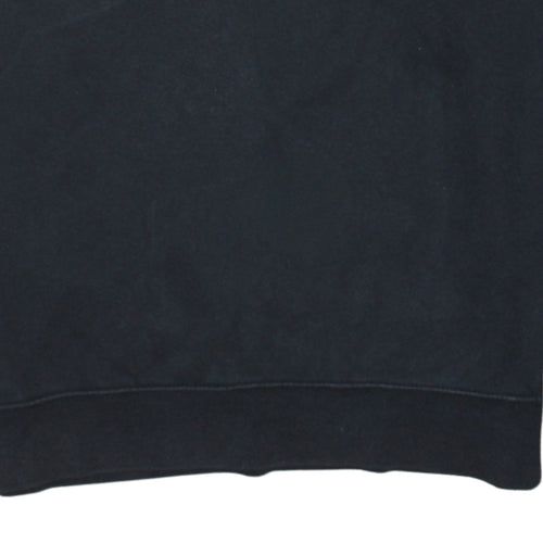 Nike Men's Black Crew Neck Cotton Sweatshirt Size S