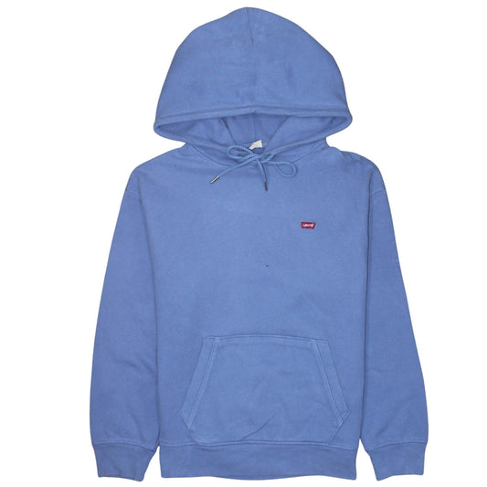 Levi's Women's Blue Small Pullover Hoodie Cotton Casual