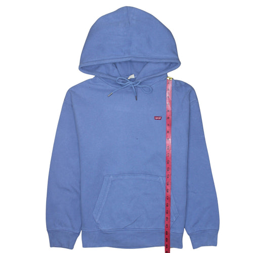 Levi's Women's Blue Small Pullover Hoodie Cotton Casual