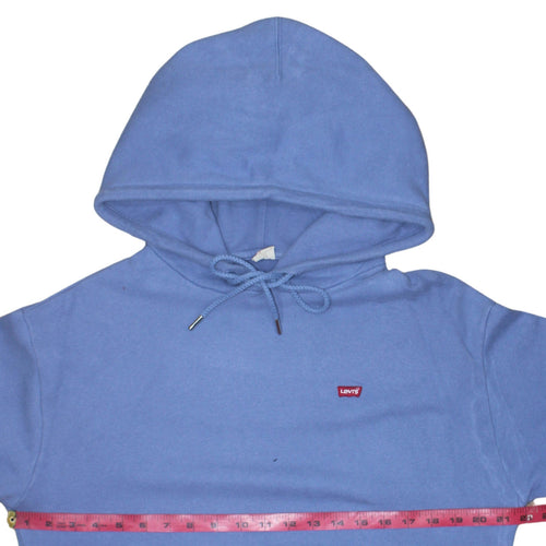 Levi's Women's Blue Small Pullover Hoodie Cotton Casual