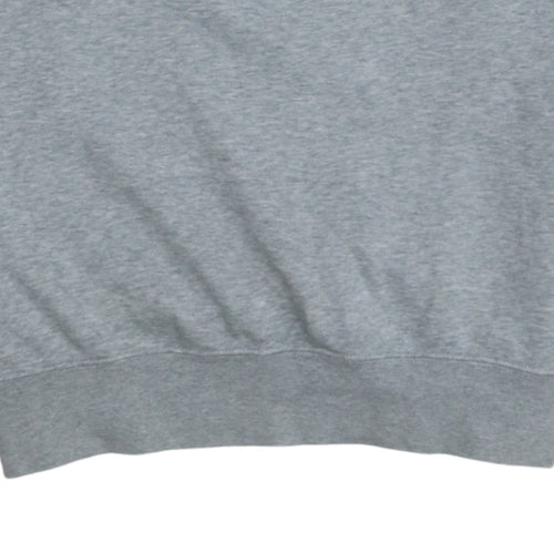 Nike Men's Grey Crew Neck Pullover Sweatshirt Size S