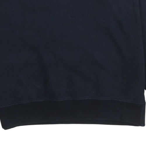 Champion Men's Blue Small Pullover Sweatshirt Crew Neck Logo
