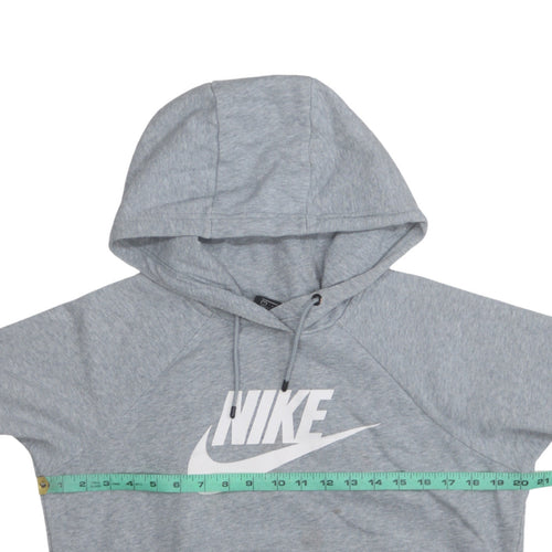 Nike Mens Grey Pullover Hoodie S Regular Fit Sportswear