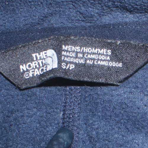 The North Face Men's Blue Fleece 1/4 Zip Pullover Sweatshirt S