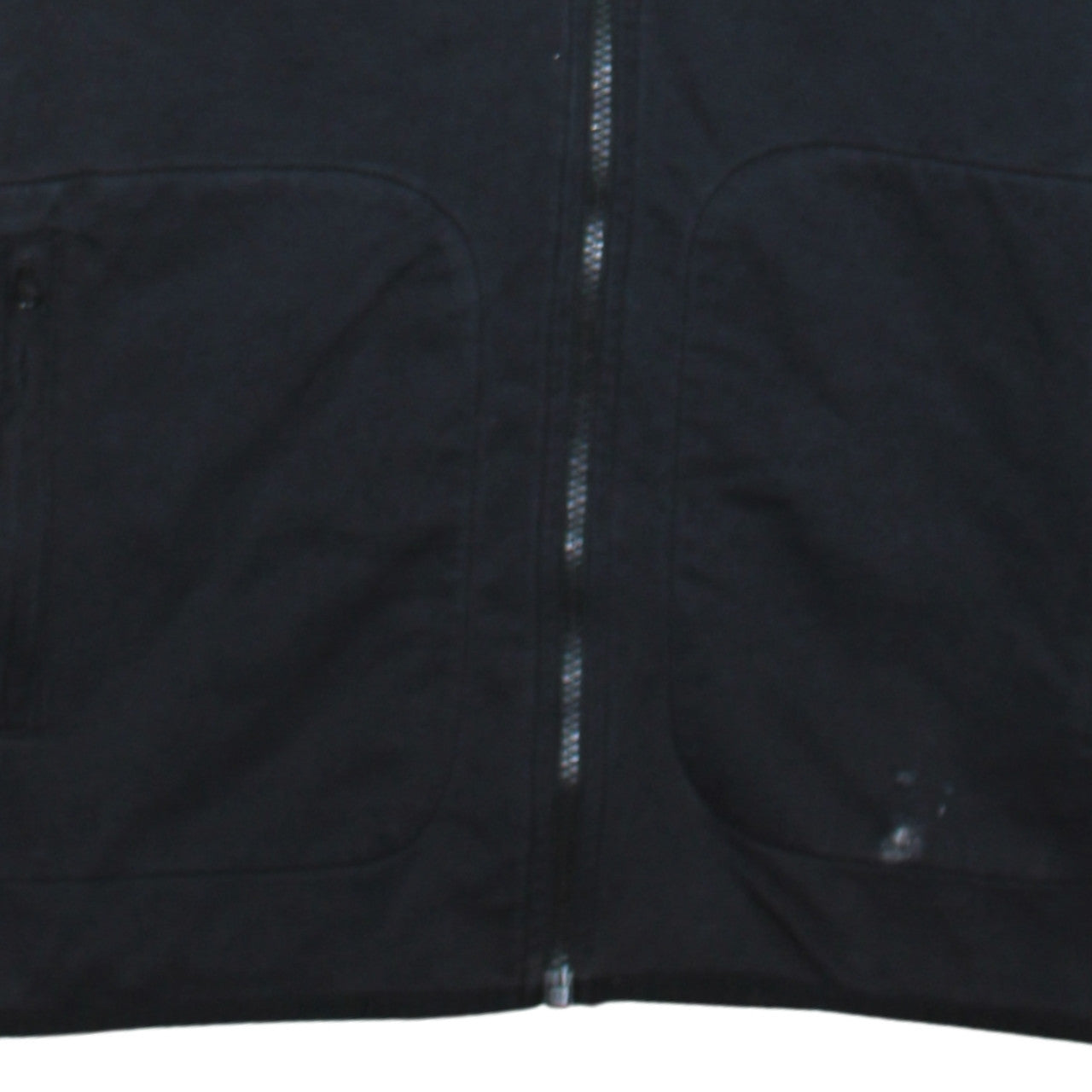 Nike Men's Black Full Zip Hoodie Small Sportswear Cotton Blend