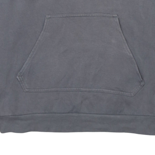 Adidas Men's Grey Pullover Hoodie Small Fleece Sportswear