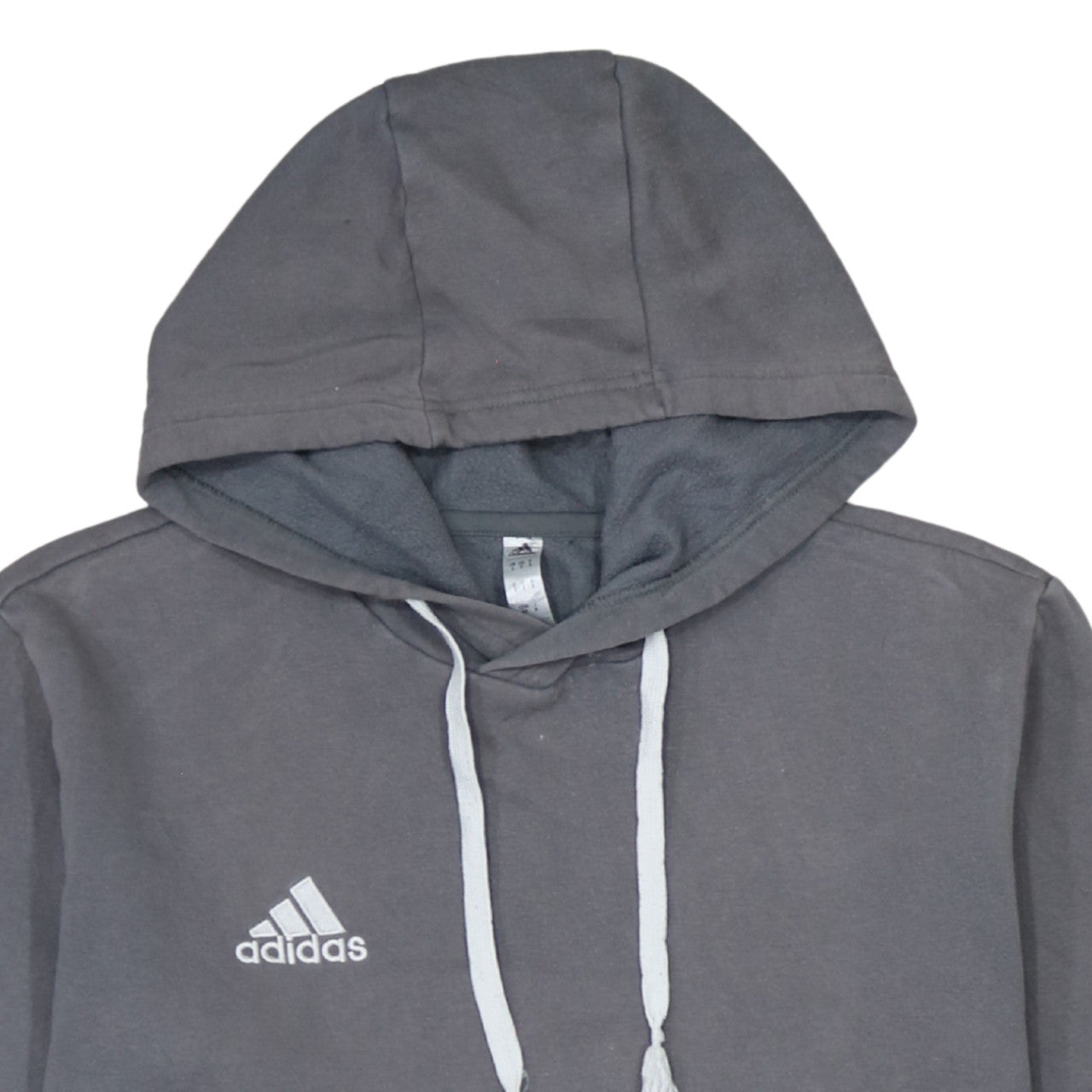Adidas Men's Grey Pullover Hoodie Small Fleece Sportswear