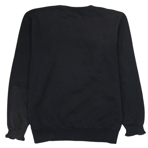 Puma Men's Black Crew Neck Logo Pullover Sweatshirt Size S