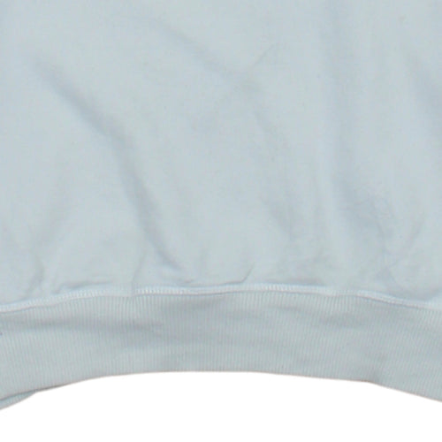 Nike Men's White Embroidered Logo Pullover Sweatshirt M Regular Fit