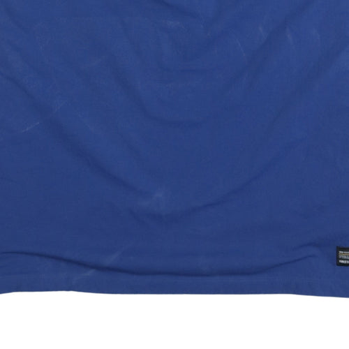 Nike F.C. Mens Blue Pullover Sweatshirt L Crew Neck Long Sleeve