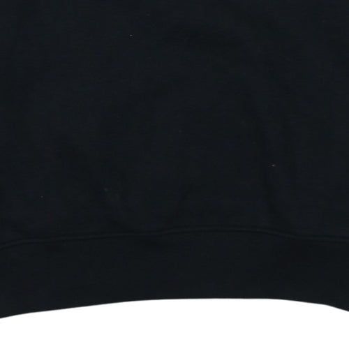 Fila Mens Green Black White Colourblock Logo Sweatshirt Size S