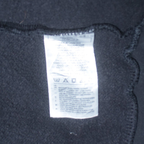 Adidas Mens Black Pullover Hoodie L Regular Fit Fleece Sportswear