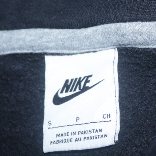 Nike Men's Black Small Pullover Hoodie Fleece Embroidered Logo