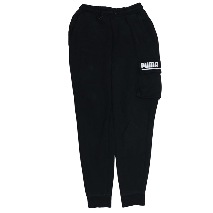 Puma Men's Black Regular Fit Jogger Fleece Sweatpants S