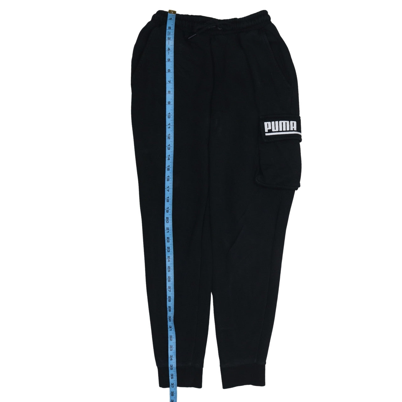 Puma Men's Black Regular Fit Jogger Fleece Sweatpants S