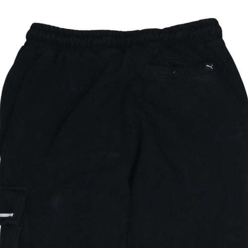 Puma Men's Black Regular Fit Jogger Fleece Sweatpants S