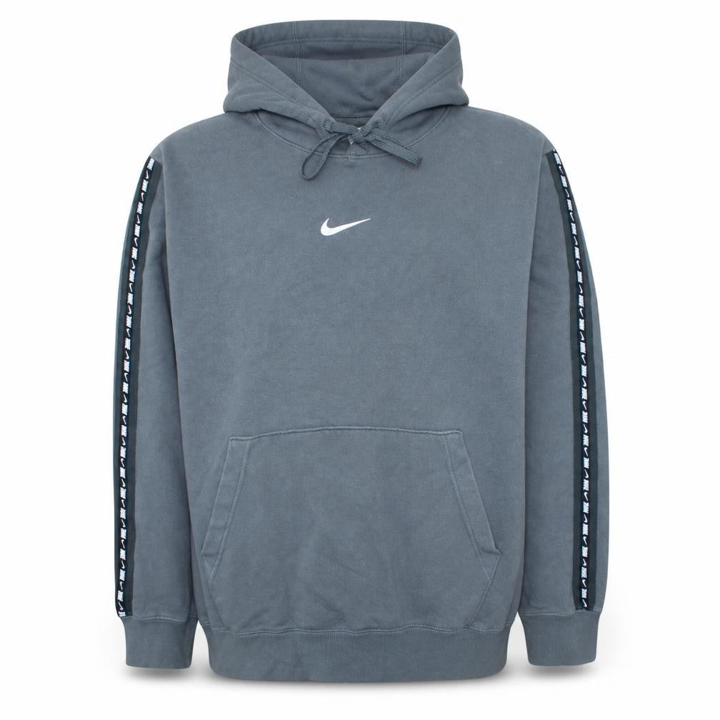Nike Men’s Grey Pullover Hoodie Small Fleece Logo Sportswear