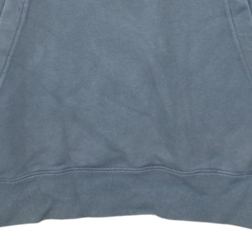 Nike Men’s Grey Pullover Hoodie Small Fleece Logo Sportswear