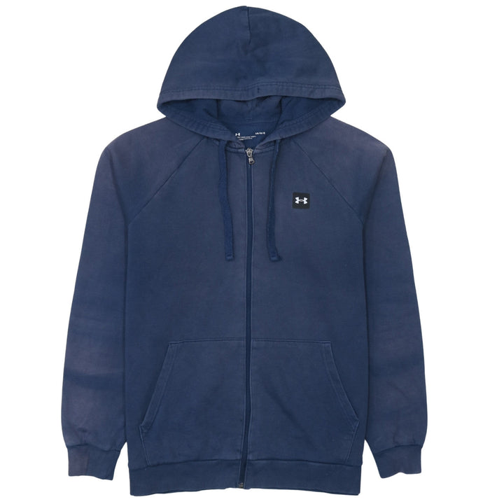 Under Armour Men’s Blue Full Zip Hoodie Size L Relaxed Fit