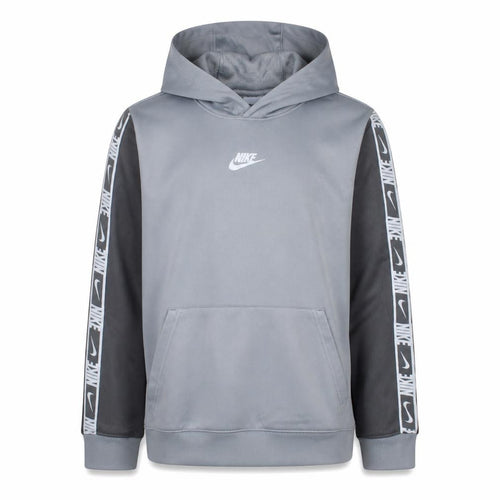 Nike Boys Grey Dri-FIT Pullover Hoodie L 147-158cm Sportswear