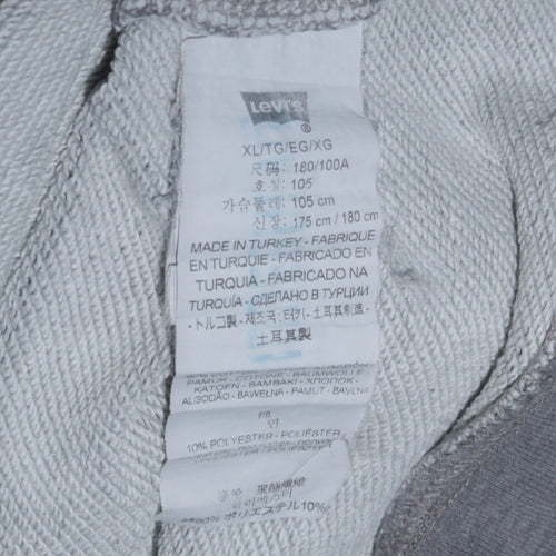 Levi's Men's Grey XL Classic Crew Neck Sweatshirt