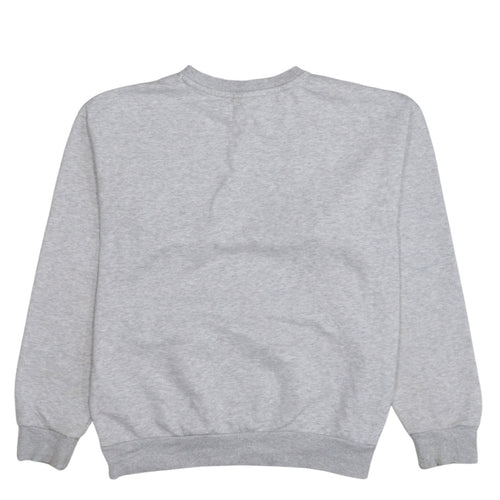 Puma Men's Grey Medium Logo Crew Neck Pullover Sweatshirt