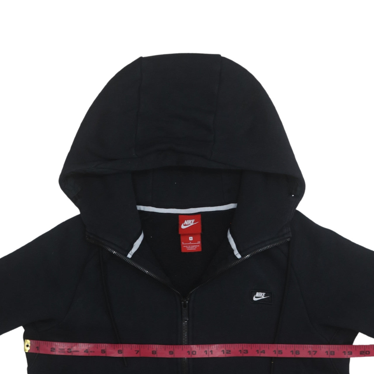 Nike Men's Black Full Zip Hoodie Size S Regular Fit