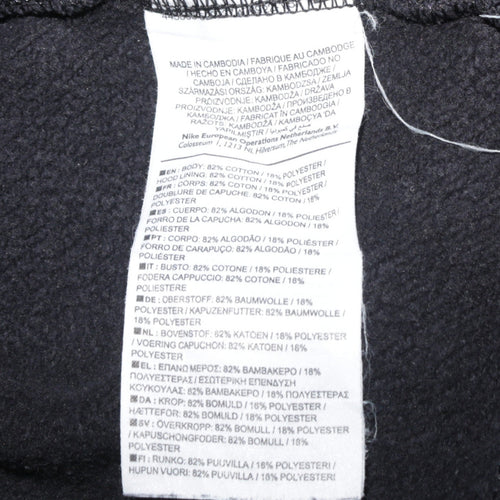 Nike Men's Black Full Zip Hoodie Size S Regular Fit