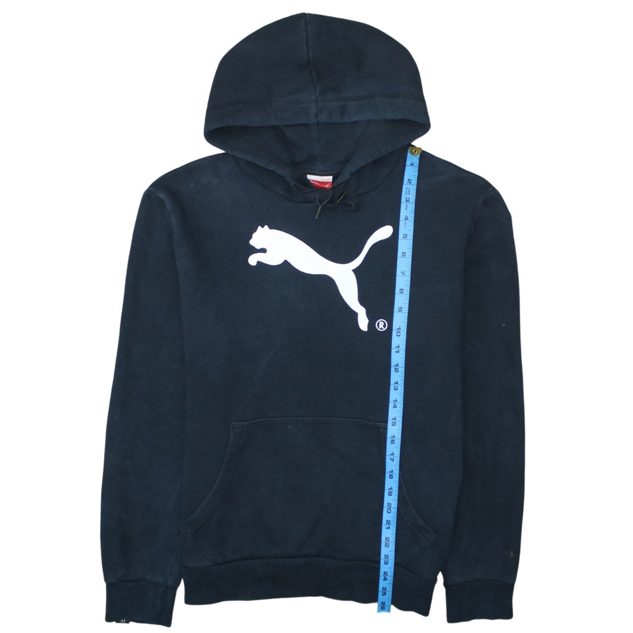 Puma Men Black Pullover Hoodie M Regular Fit Fleece Sportswear