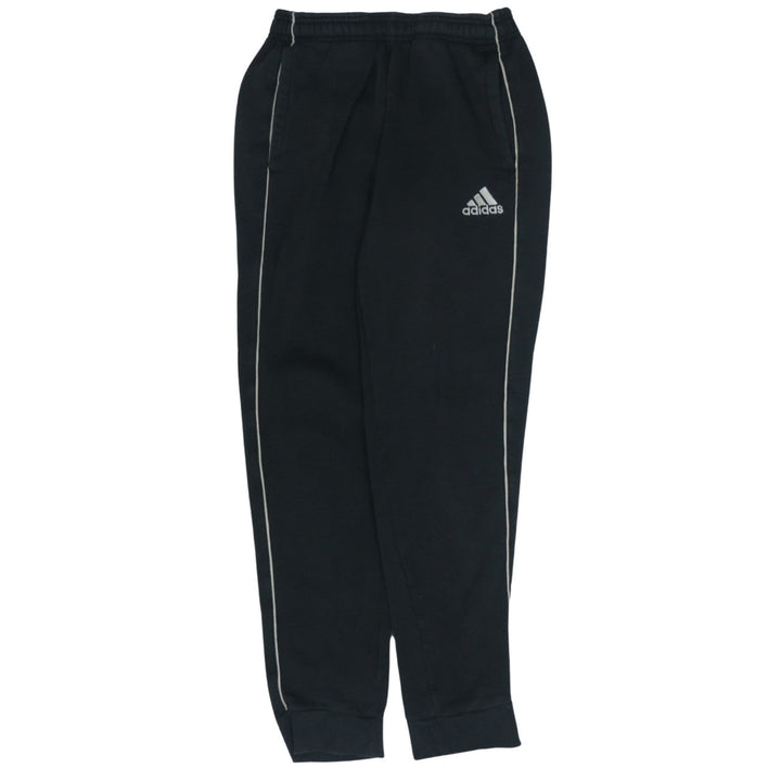 Adidas Men's Black Track Pants S Regular Fit Fleece Activewear