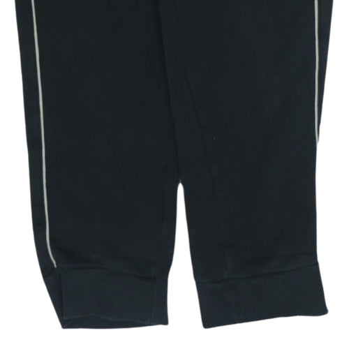 Adidas Men's Black Track Pants S Regular Fit Fleece Activewear