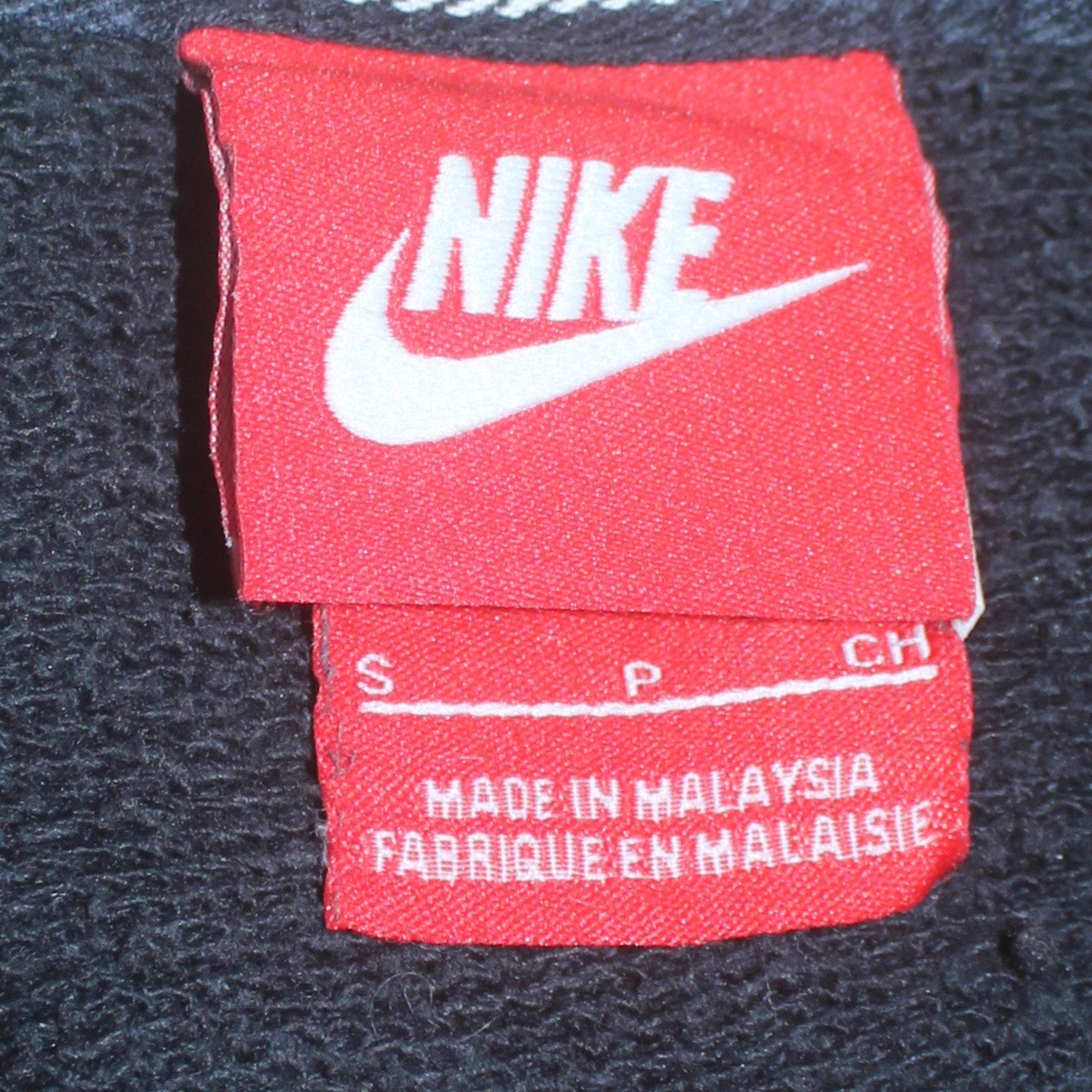 Nike Men's Black Graphic Logo Crew Neck Pullover Sweatshirt S