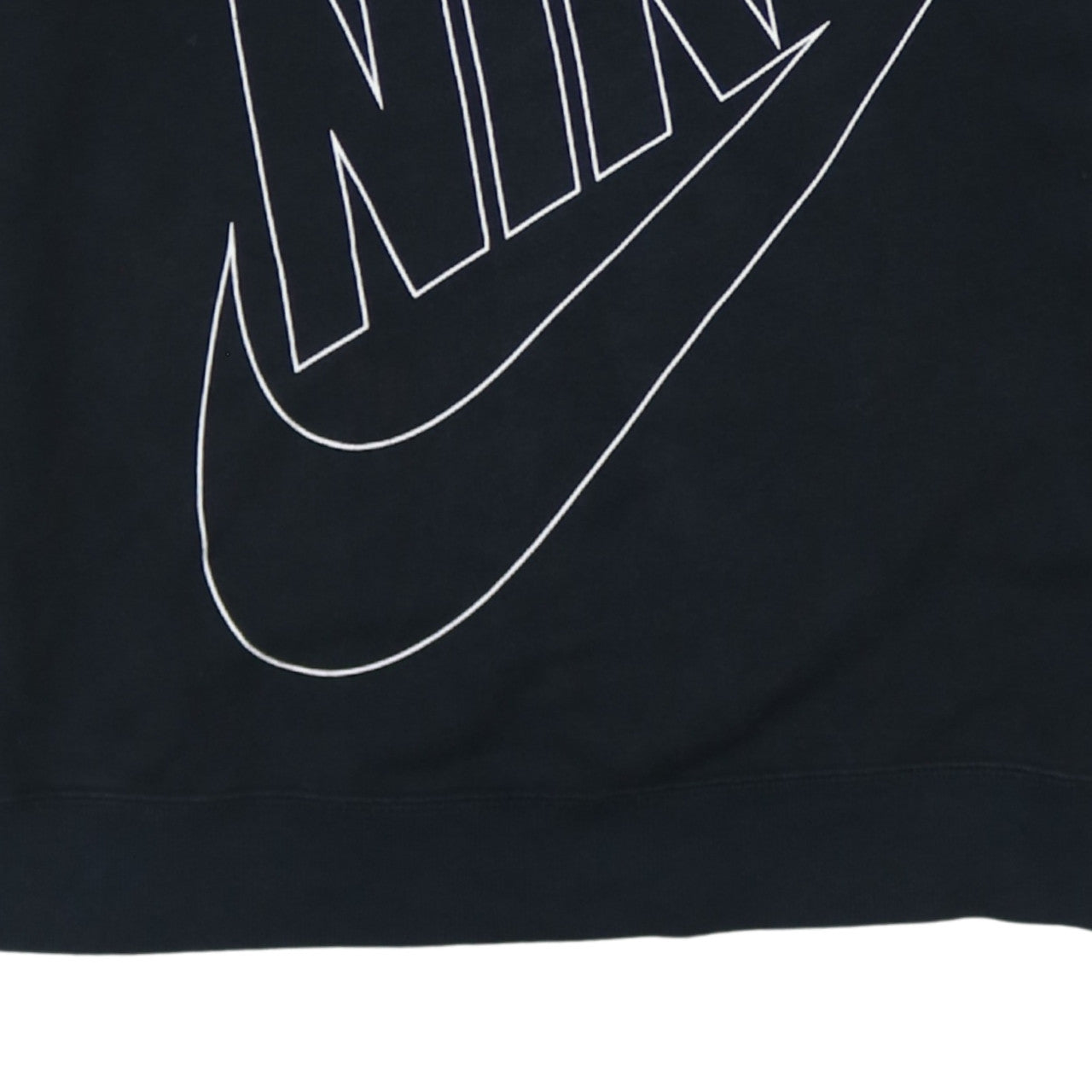 Nike Men's Black Graphic Logo Crew Neck Pullover Sweatshirt S