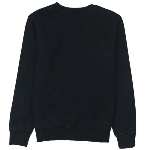 Calvin Klein Jeans Women's Black Logo Cotton Sweatshirt Size L