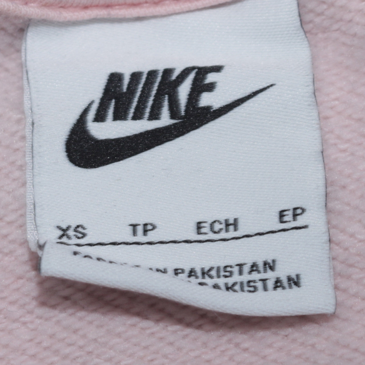 Nike Womens Pink Crew Neck Pullover Sweatshirt XS Cotton Blend